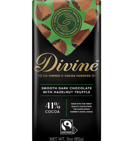 Ghana Divine Dark Chocolate Hazelnut Truffle