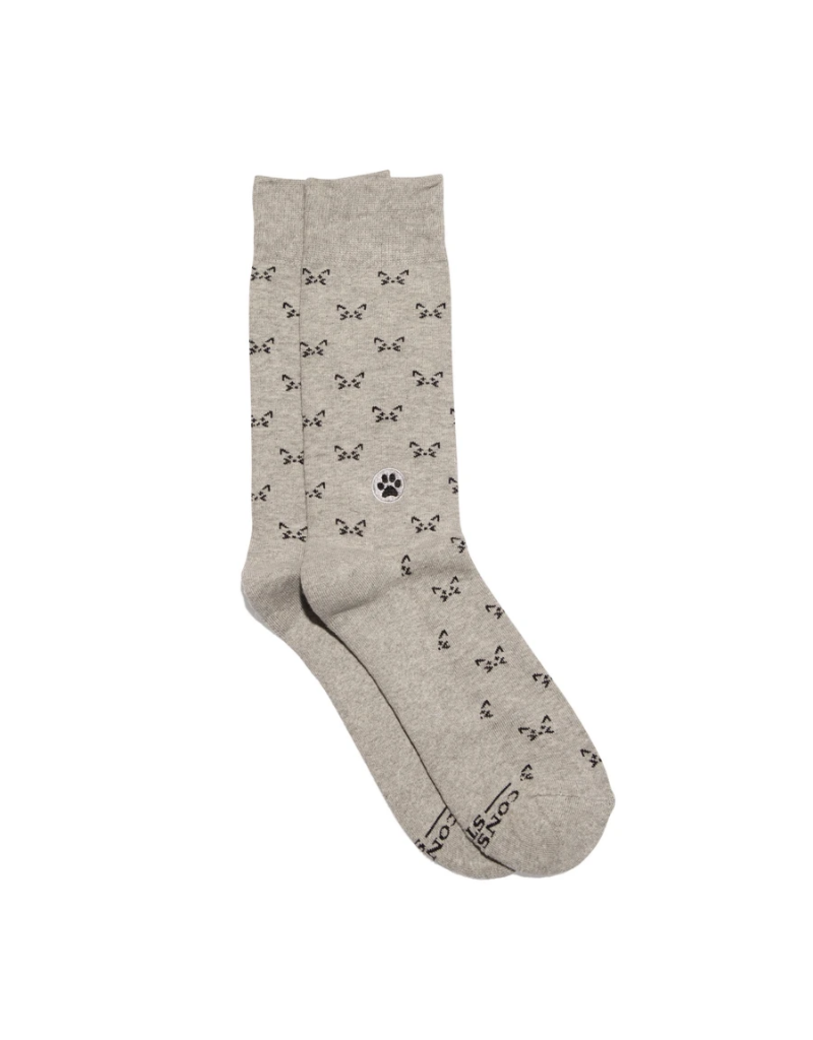 India Socks that Save Cats Grey S - India