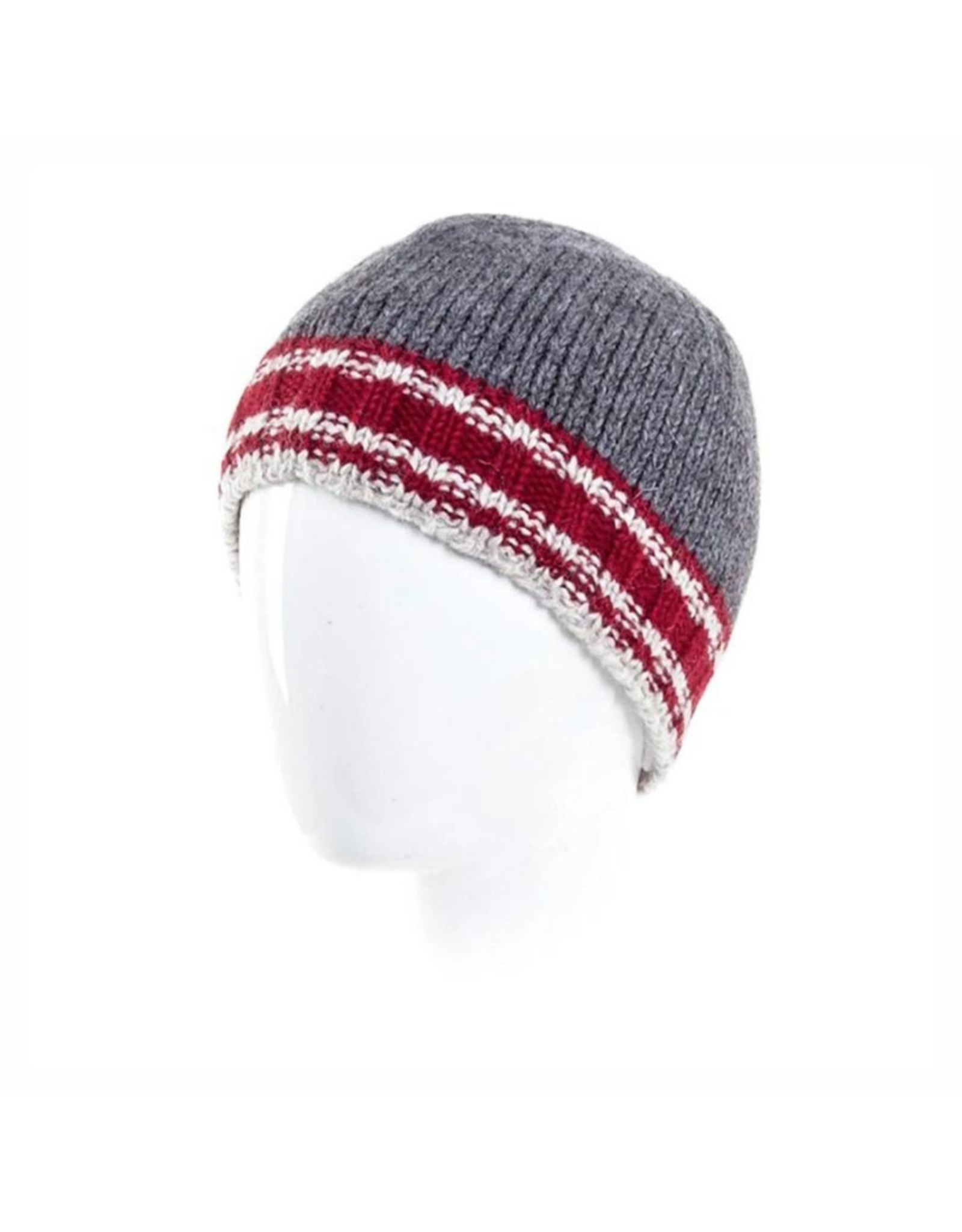 Nepal Hat Bixby Men's Wool Knit Beanie Red - Nepal