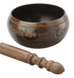 Nepal Singing Bowl Inscribed - Nepal