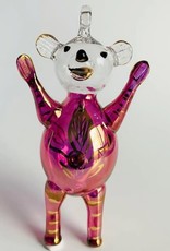 Dandarah Ornament Blown Glass Pink Magic Bear - Egypt