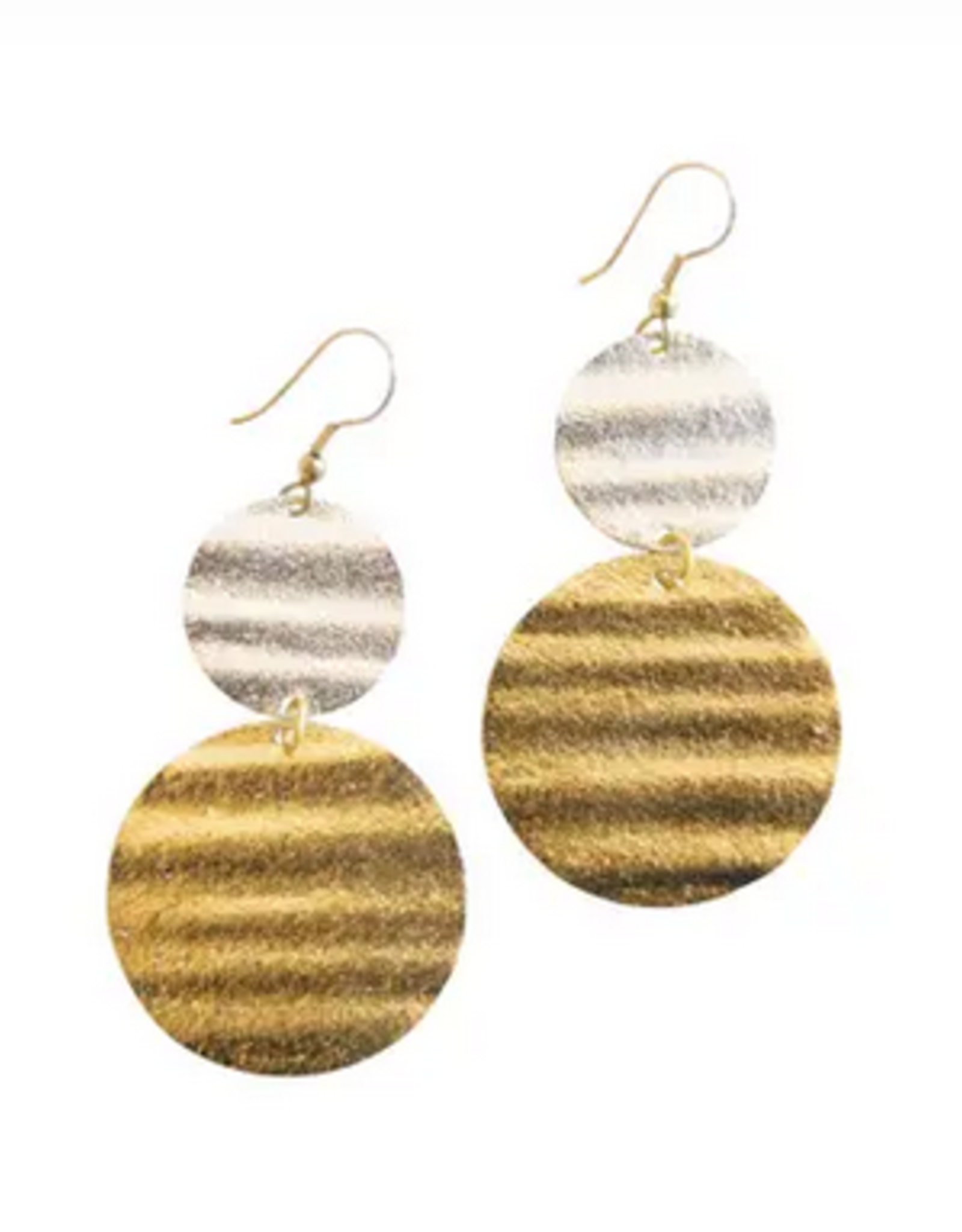 Ten Thousand Villages USA Earrings Ripple Wave - India