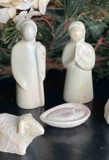 Global Crafts Nativity Holy Family Soapstone - Kenya