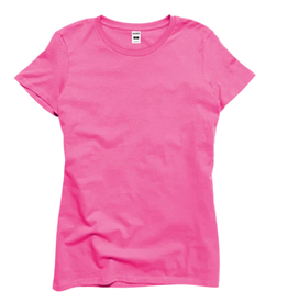 Haiti T-Shirt Pink Cotton Short Sleeve (S) - Haiti/USA
