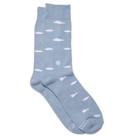 Conscious Step Socks That Support Mental Health Light Blue (Medium) - India