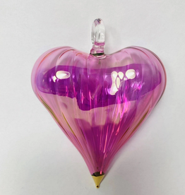 Egypt Pink Heart Blown Glass - Egypt