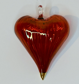 Egypt Red Heart Blown Glass - Egypt