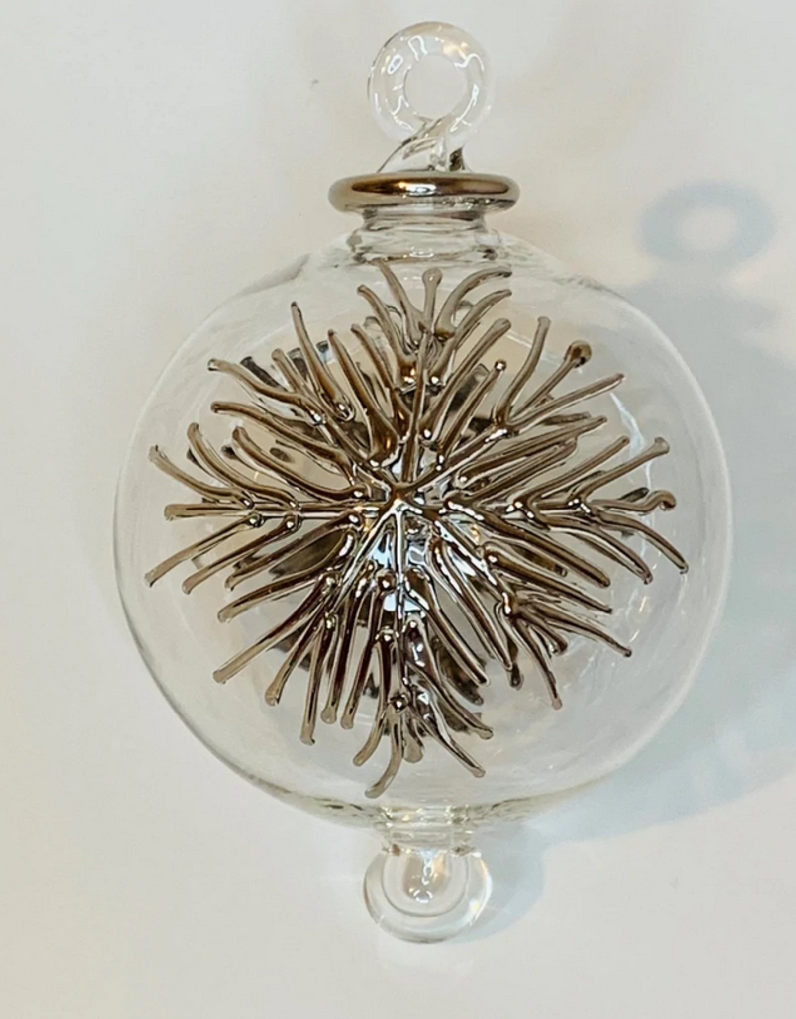 Egypt Blown Glass Frozen Silver - Egypt