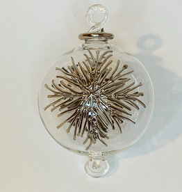 Egypt Blown Glass Frozen Silver - Egypt