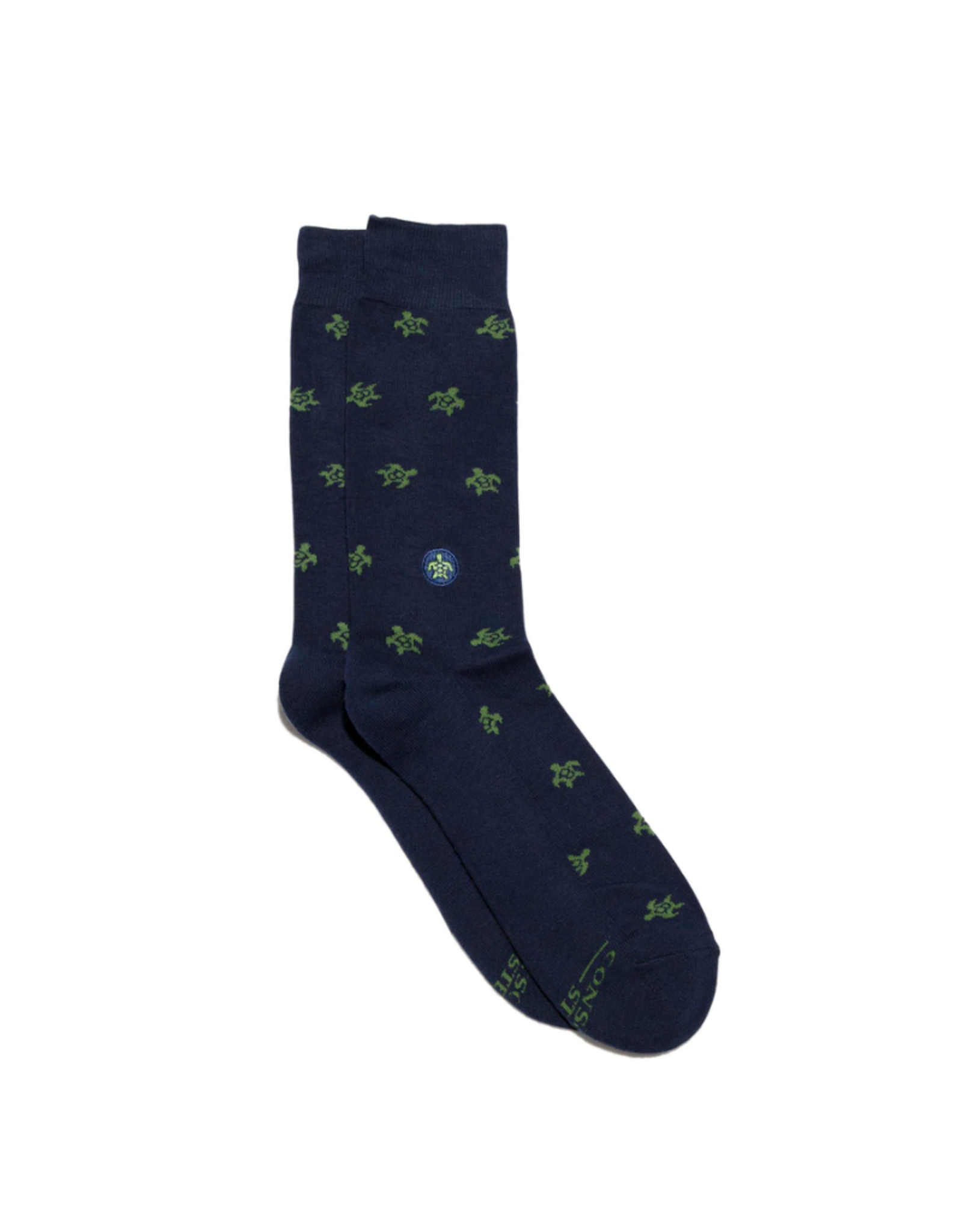 India Socks that Protect Turtles S Navy - India