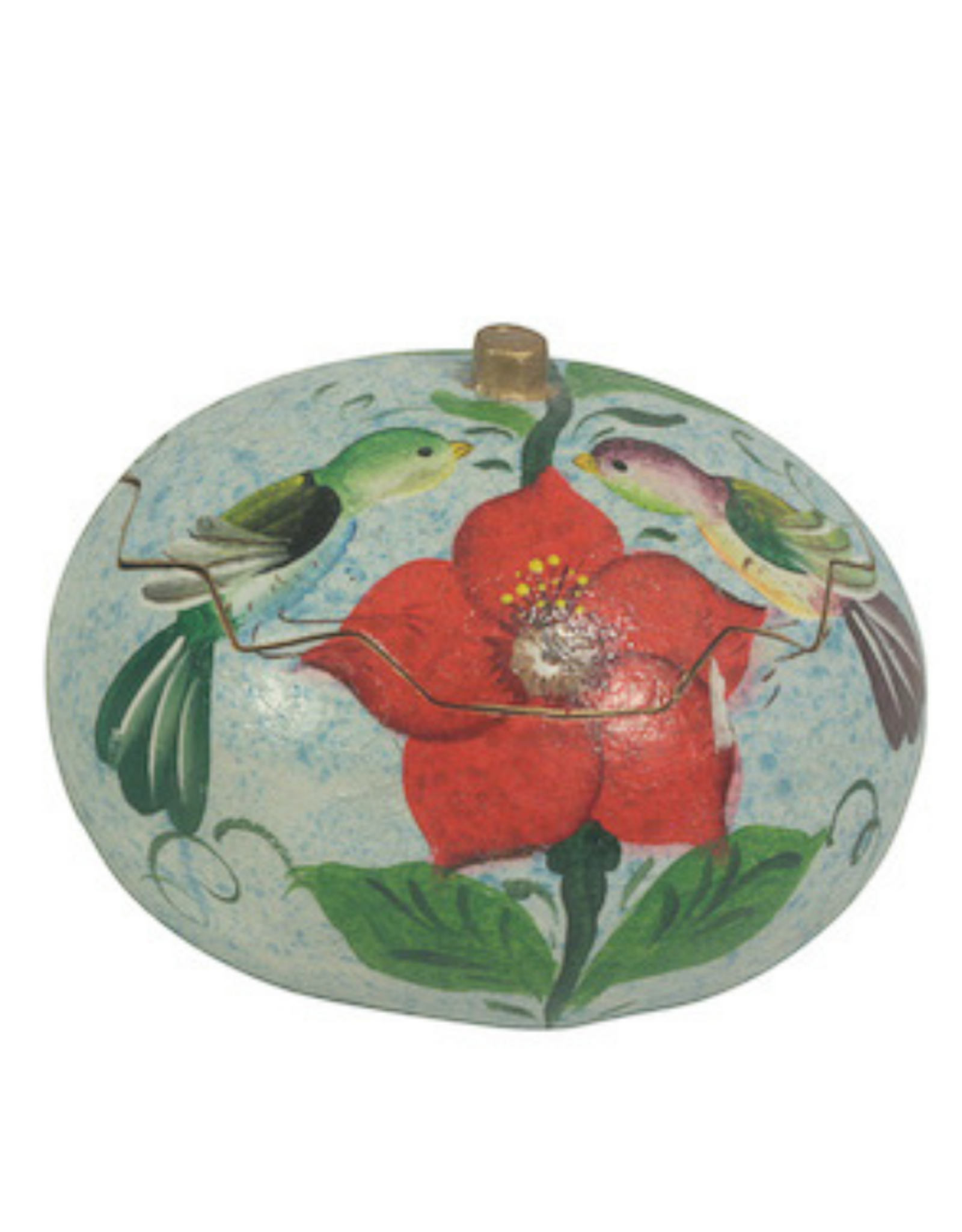 Peru Box Hand Painted Gourd Medium (Assorted Designs) - Peru