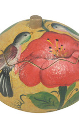 Peru Box Hand Painted Gourd Medium (Assorted Designs) - Peru
