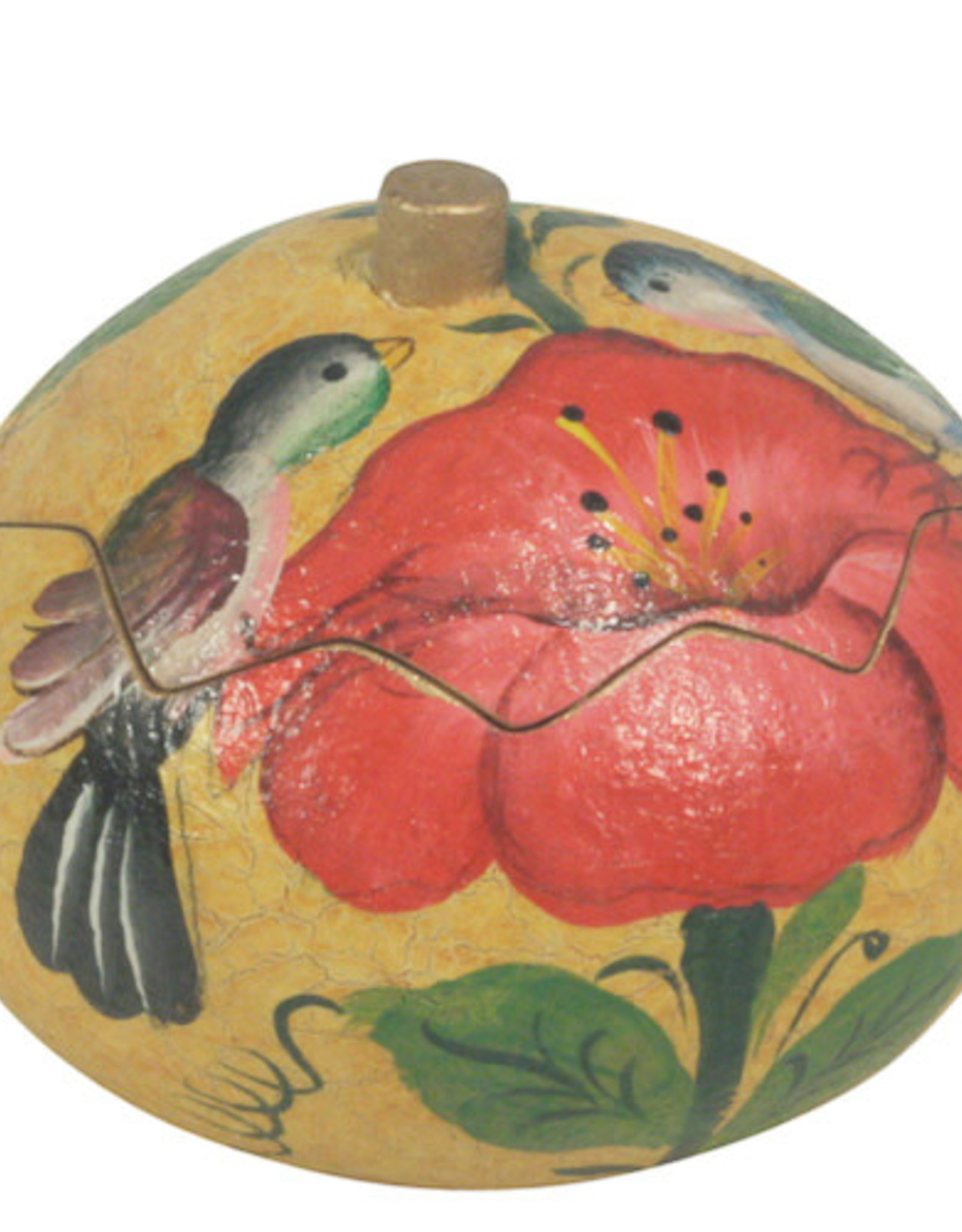 Peru Box Hand Painted Gourd Medium (Assorted Designs) - Peru