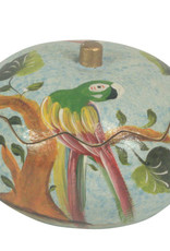 Peru Box Hand Painted Gourd Medium (Assorted Designs) - Peru