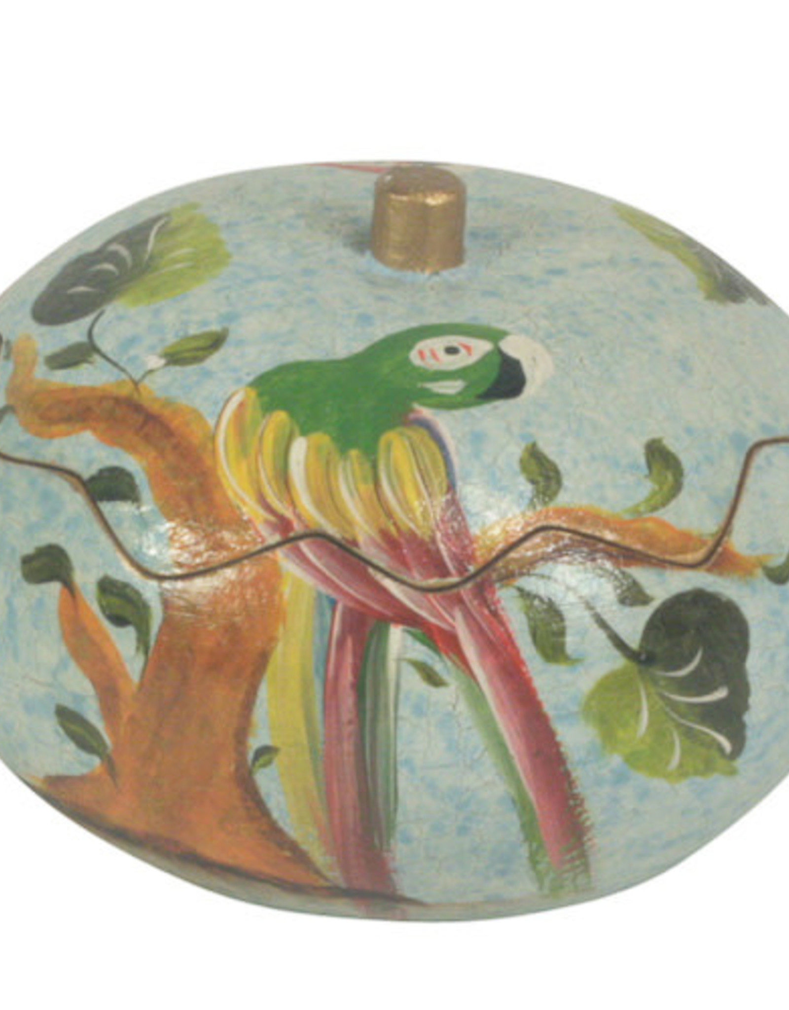 Peru Box Hand Painted Gourd Medium (Assorted Designs) - Peru