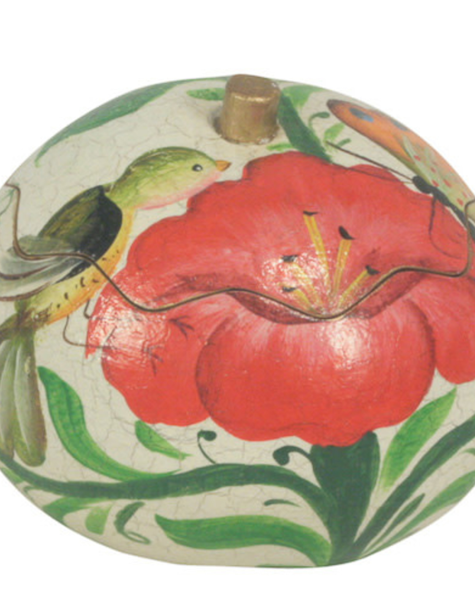 Peru Box Hand Painted Gourd Medium (Assorted Designs) - Peru