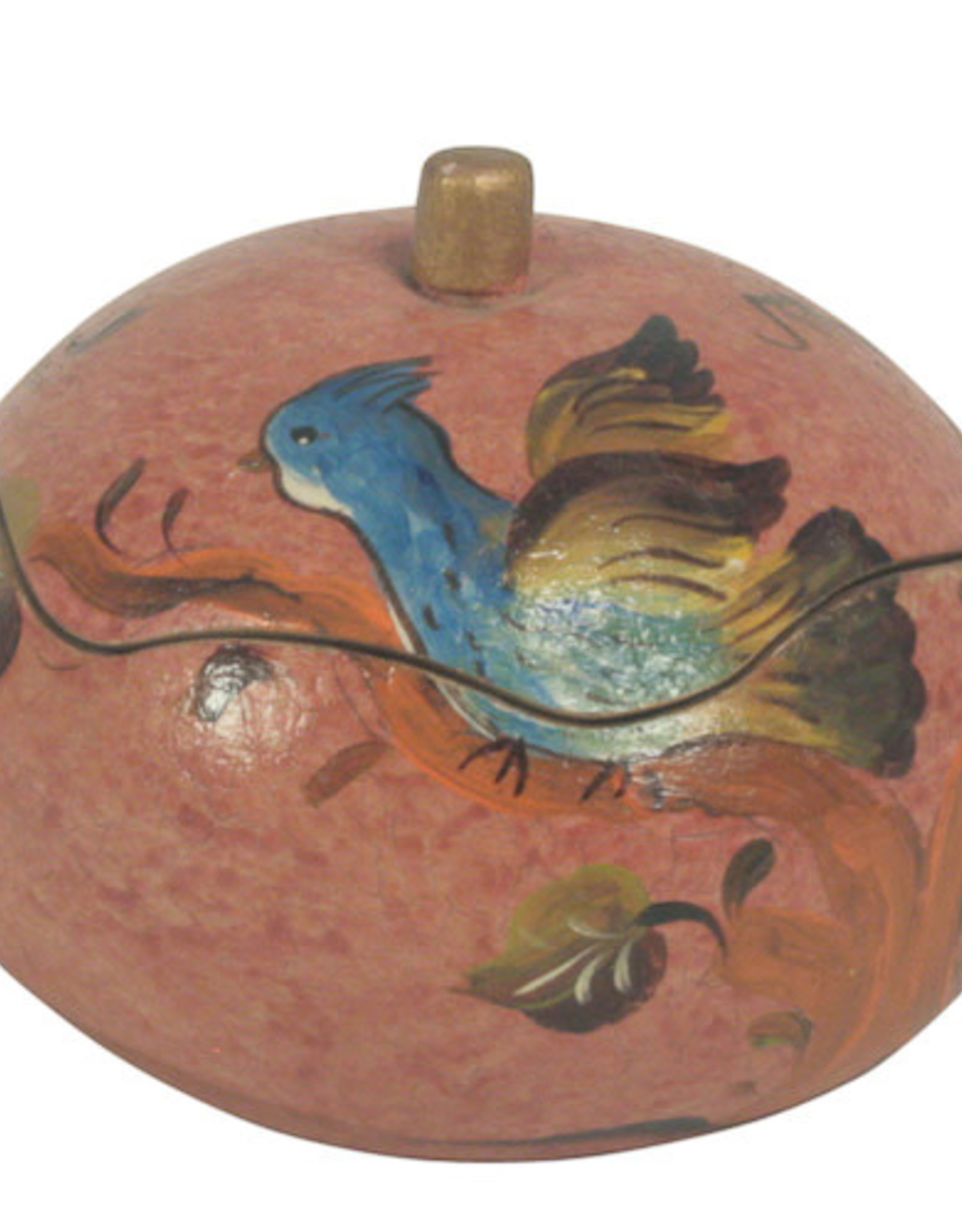 Peru Box Hand Painted Gourd Medium (Assorted Designs) - Peru