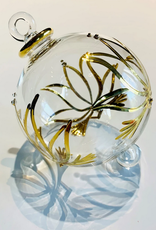 Egypt Blown Glass Gold Lotus - Egypt