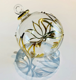 Egypt Blown Glass Gold Lotus - Egypt