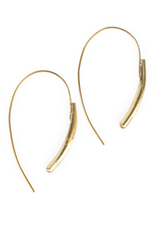 Cambodia Earrings Golden Hook - Cambodia