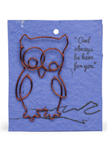 Kenya Bookmark Wire Owl - Kenya