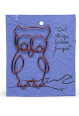 TTV USA Bookmark Wire Owl - Kenya