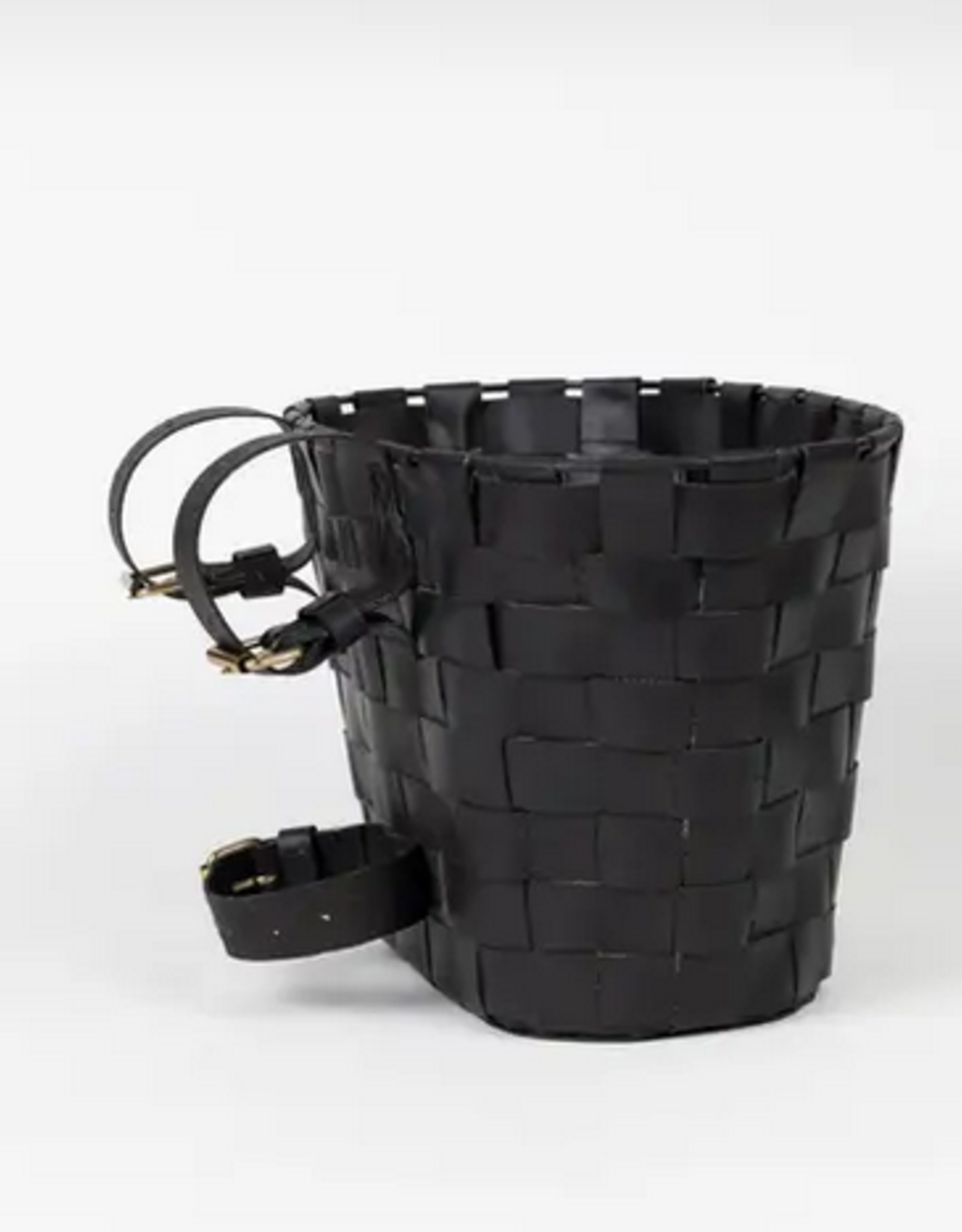 Ten Thousand Villages USA Bike Basket Black is the new Green - India