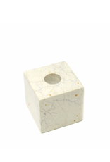 Kenya Candleholder Cube Soapstone - Kenya