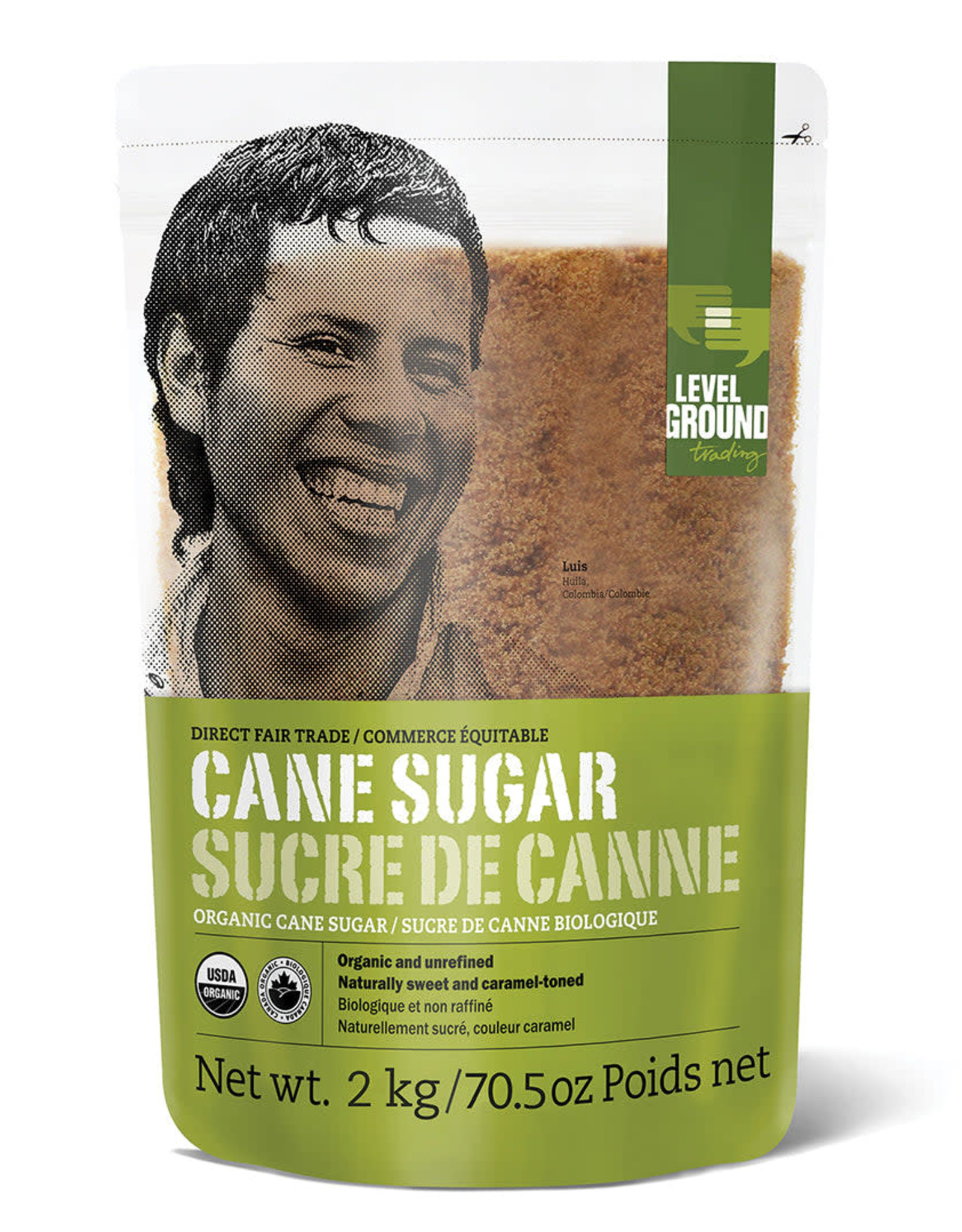 Level Ground Level Ground Cane Sugar 2kg - Colombia