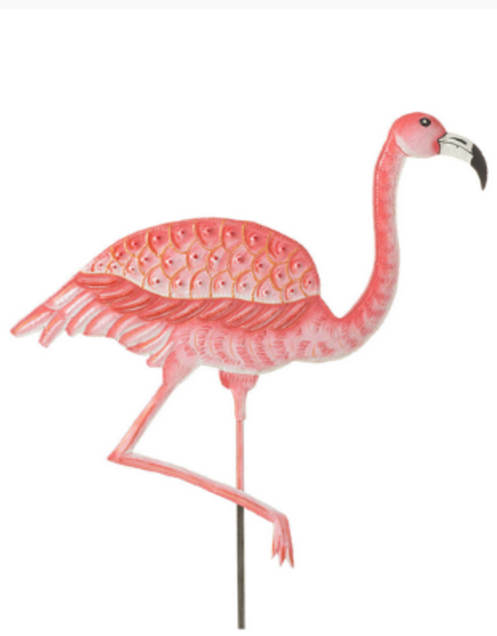 Serrv Pink Flamingo with Stake - Haiti