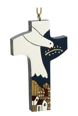 Ten Thousand Villages USA Ornament Descending Dove Cross -El Salvador
