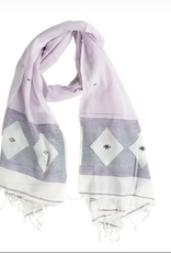 India Scarf Jamdani Weave - India