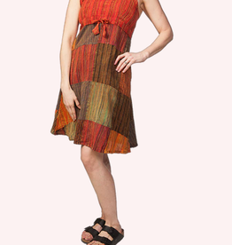 ARK Imports Gila Dress Rust M/L -Nepal