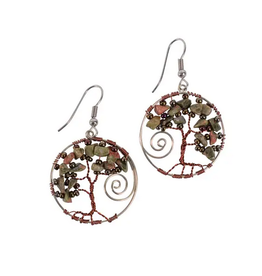 Guatemala Earrings Twisted Tree - Guatemala