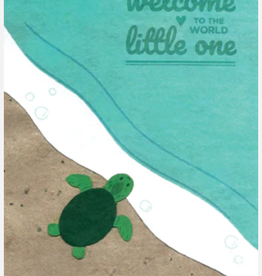 Good Paper Card Baby Turtle Congrats - Rwanda