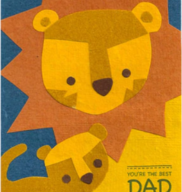 Rwanda Card Lion Father Son - Rwanda