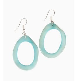 Ecuador Earrings Seafoam Tagua - Ecuador