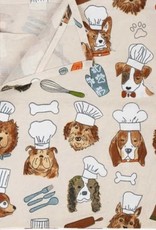 India Tea Towel Dog Chefs - India
