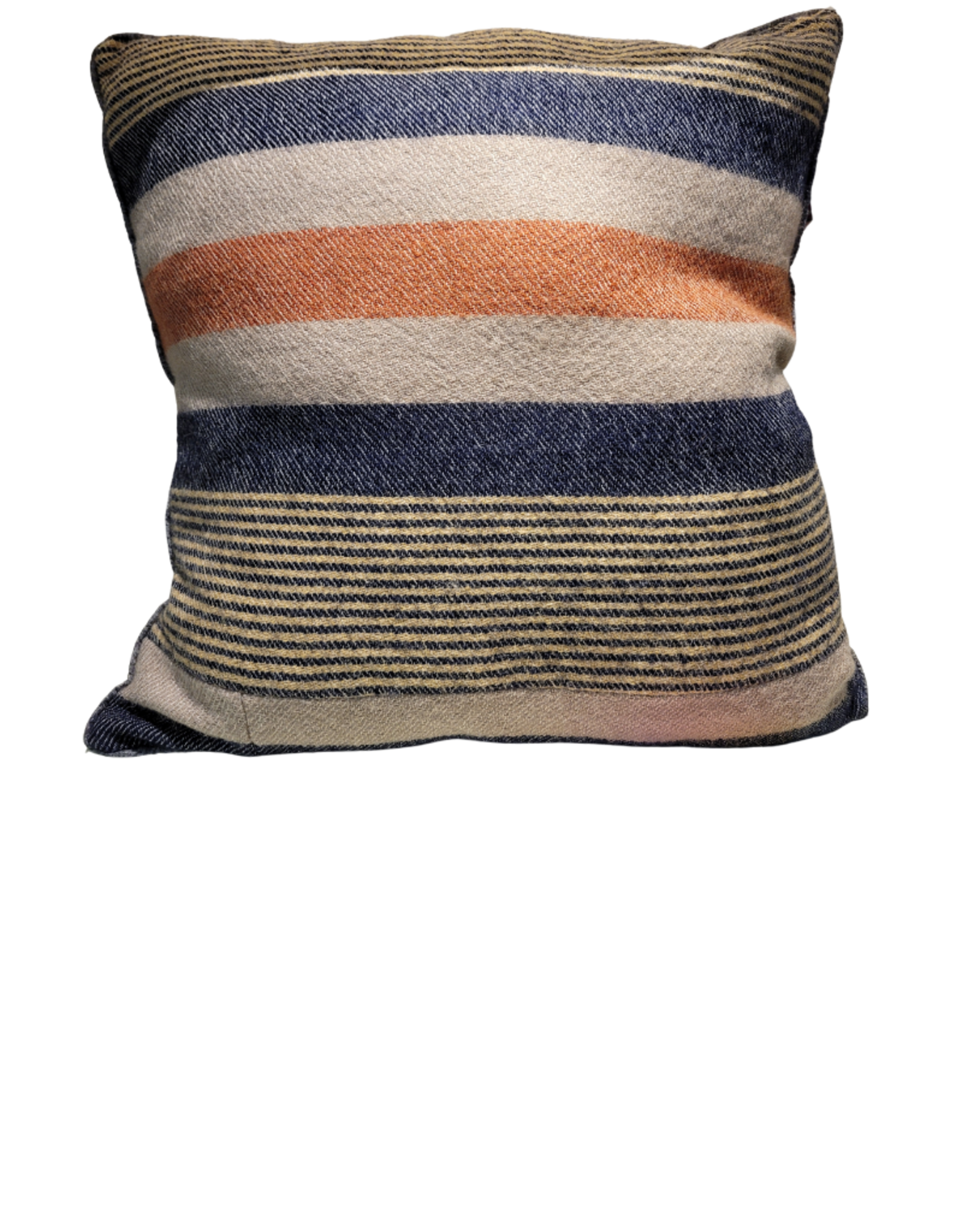 Pakistan Handwoven Striped Wool Pillow Cushion - Pakistan