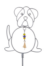 India Garden Stake Playful Pooch Bell - India
