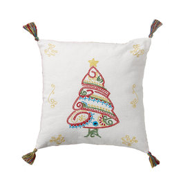 Serrv Pillow Cushion Christmas Tree - India