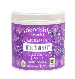 India Tea Friendship Wild Blueberry Bags Tin