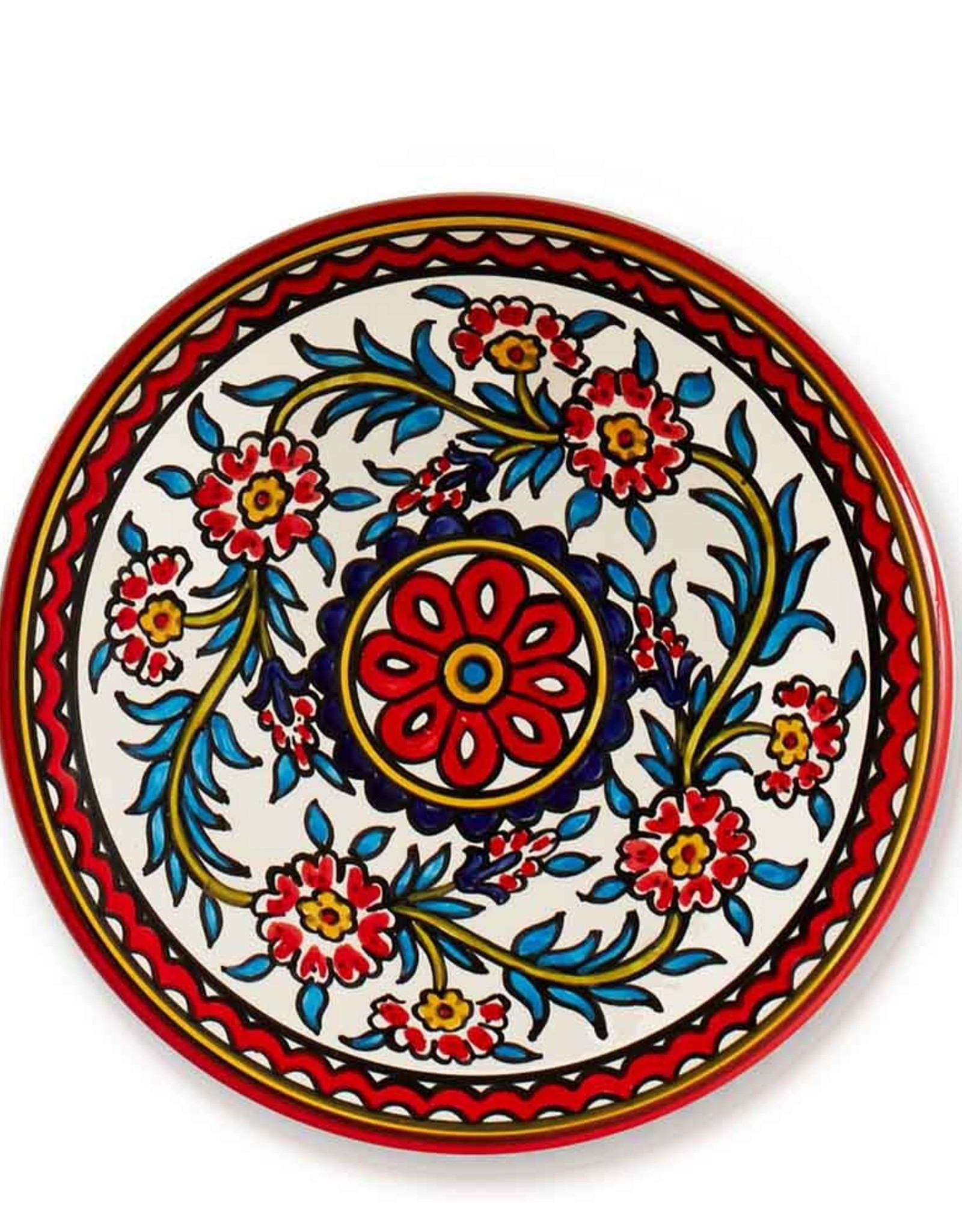 West Bank Plate Red Platter - West Bank