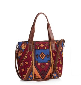 India Bag Colourful Crewelwork  - India