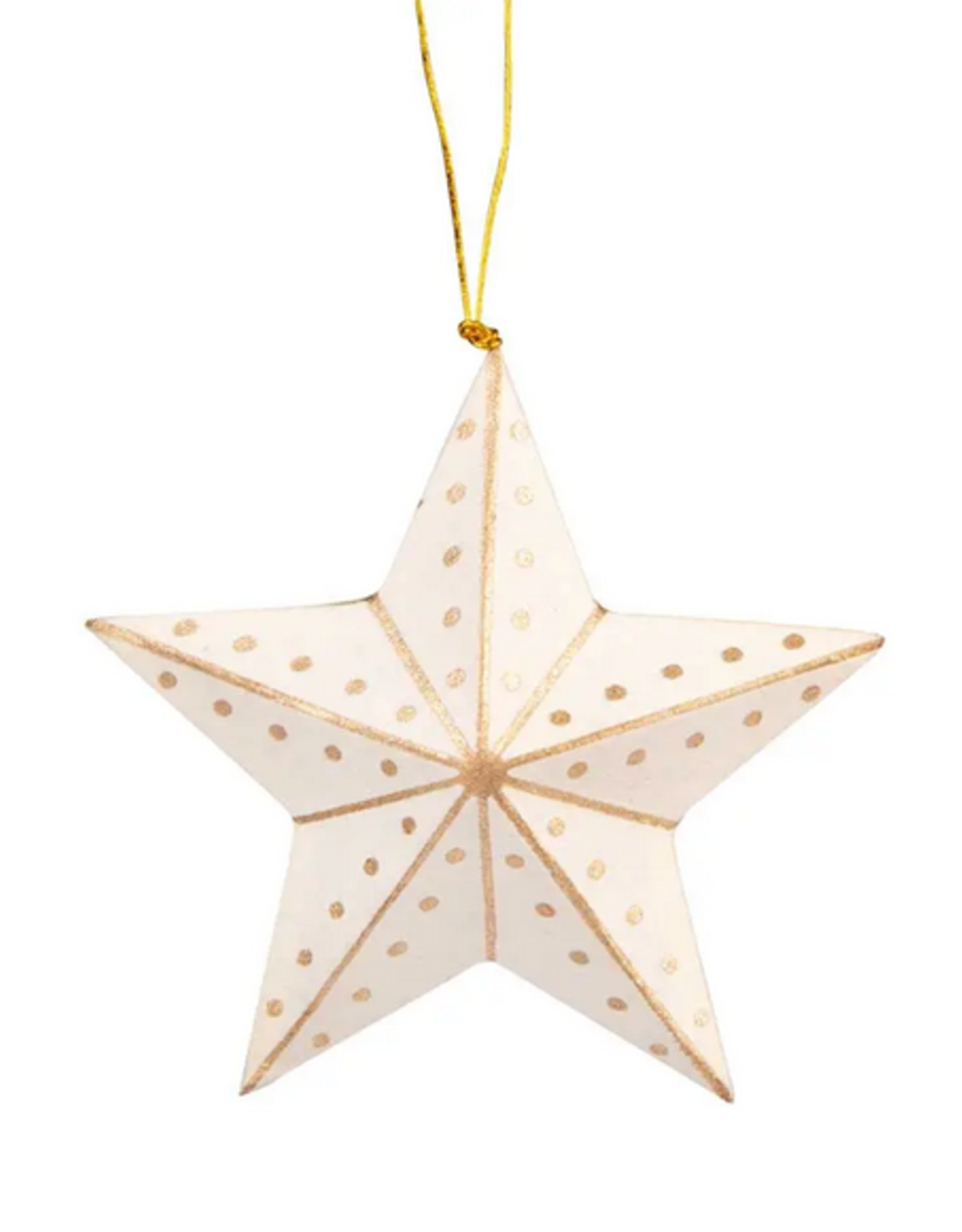 Bangladesh Ornament Gold & White Star - Bangladesh