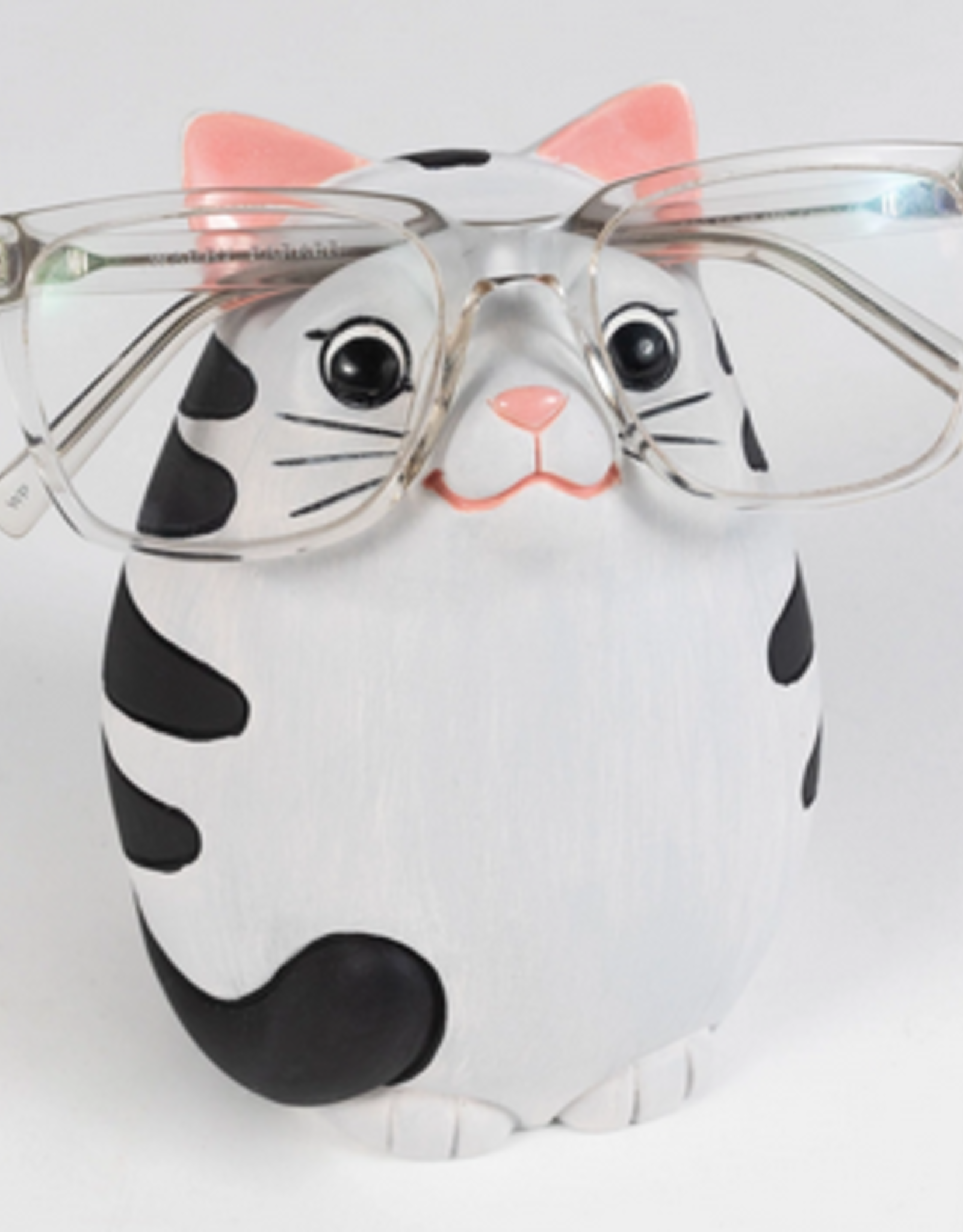 Peru Eyeglass Holder, Grey Cat - Peru