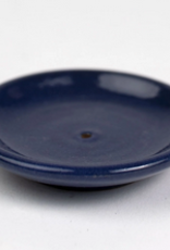 TTV USA Incense Holder, Deep Blue - Nepal (Thimi Ceramics)