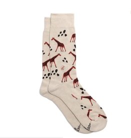 Conscious Step Socks That Protect Giraffes (Small) - India