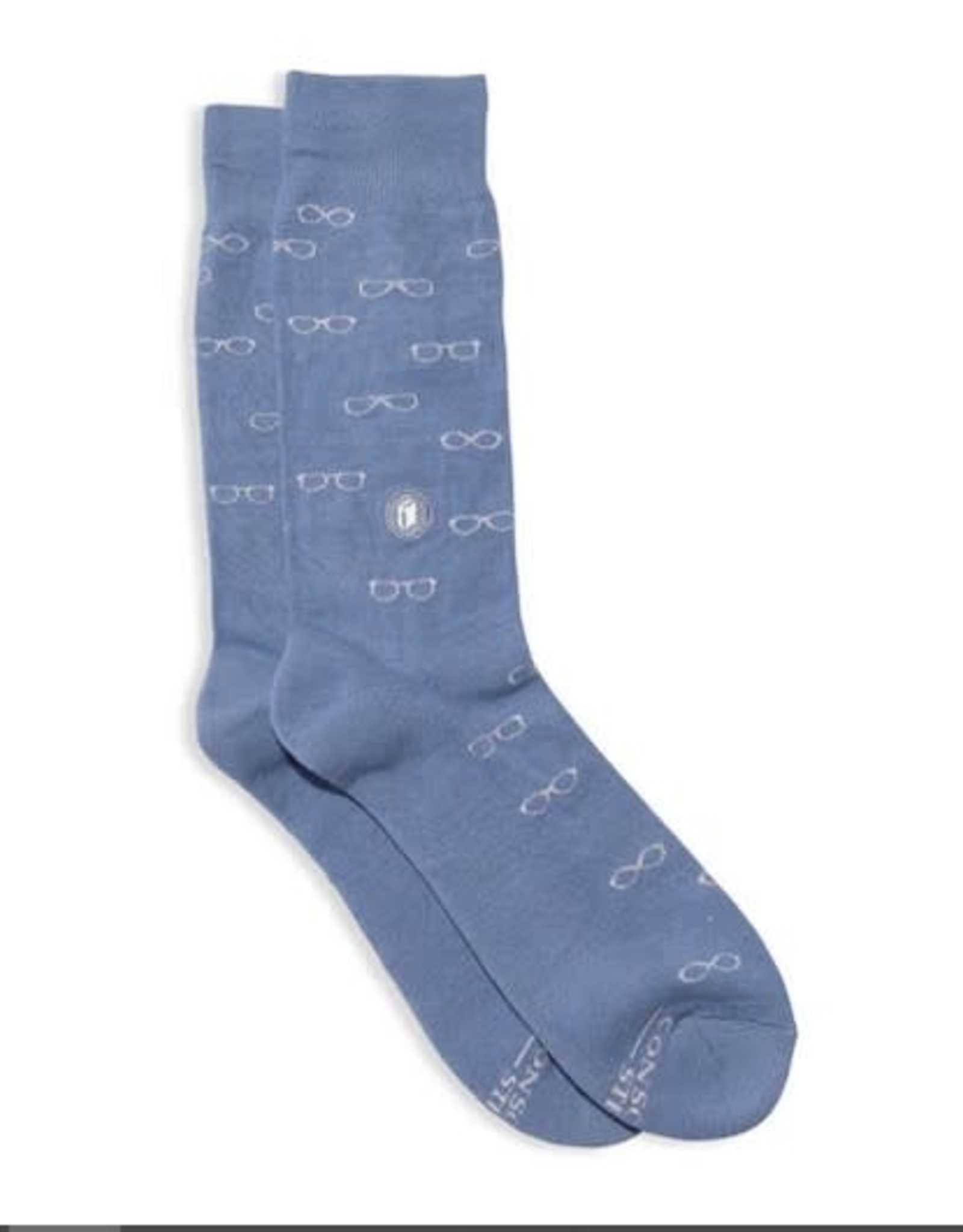 India Socks That Give Books Light Blue S - India