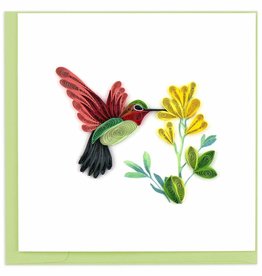 Kalyn Imports Card Quilled Hummingbird - Vietnam